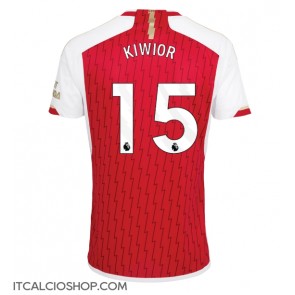 Arsenal Jakub Kiwior #15 Prima Maglia 2023-24 Manica Corta